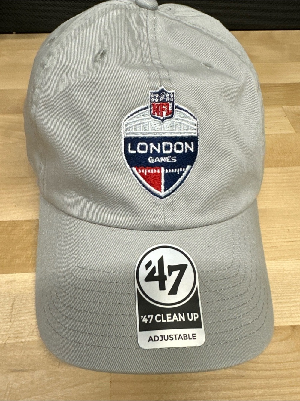 '47 London Games Embroidered Shield Gray Adjustable Cap